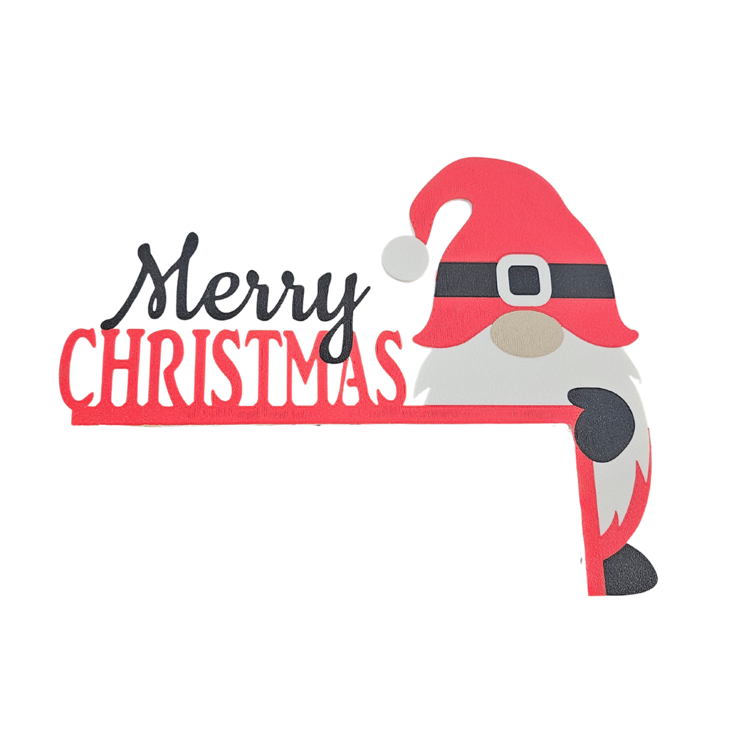 Merry Christmas Santa Claus Door Topper