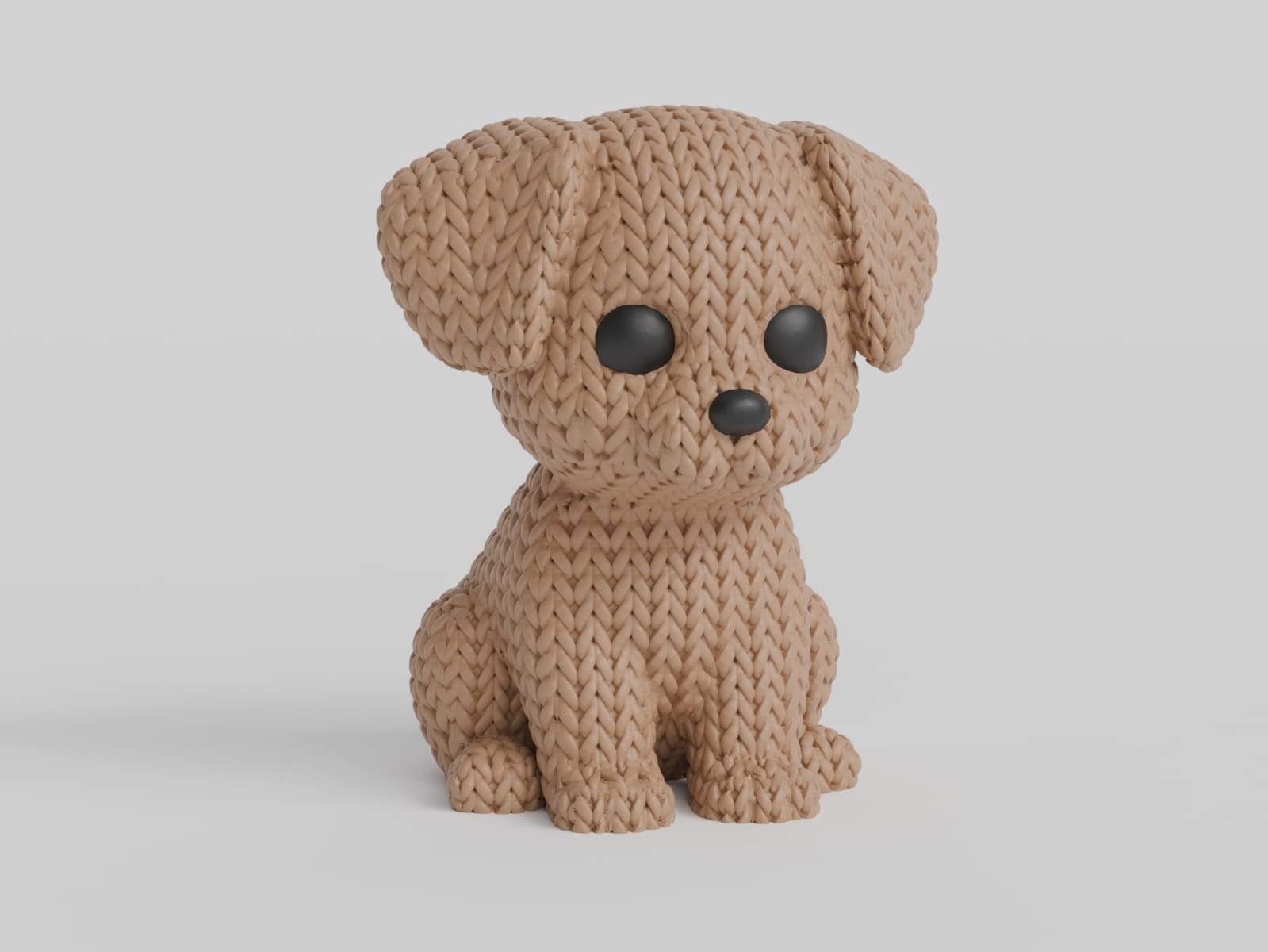 Knitted Puppy