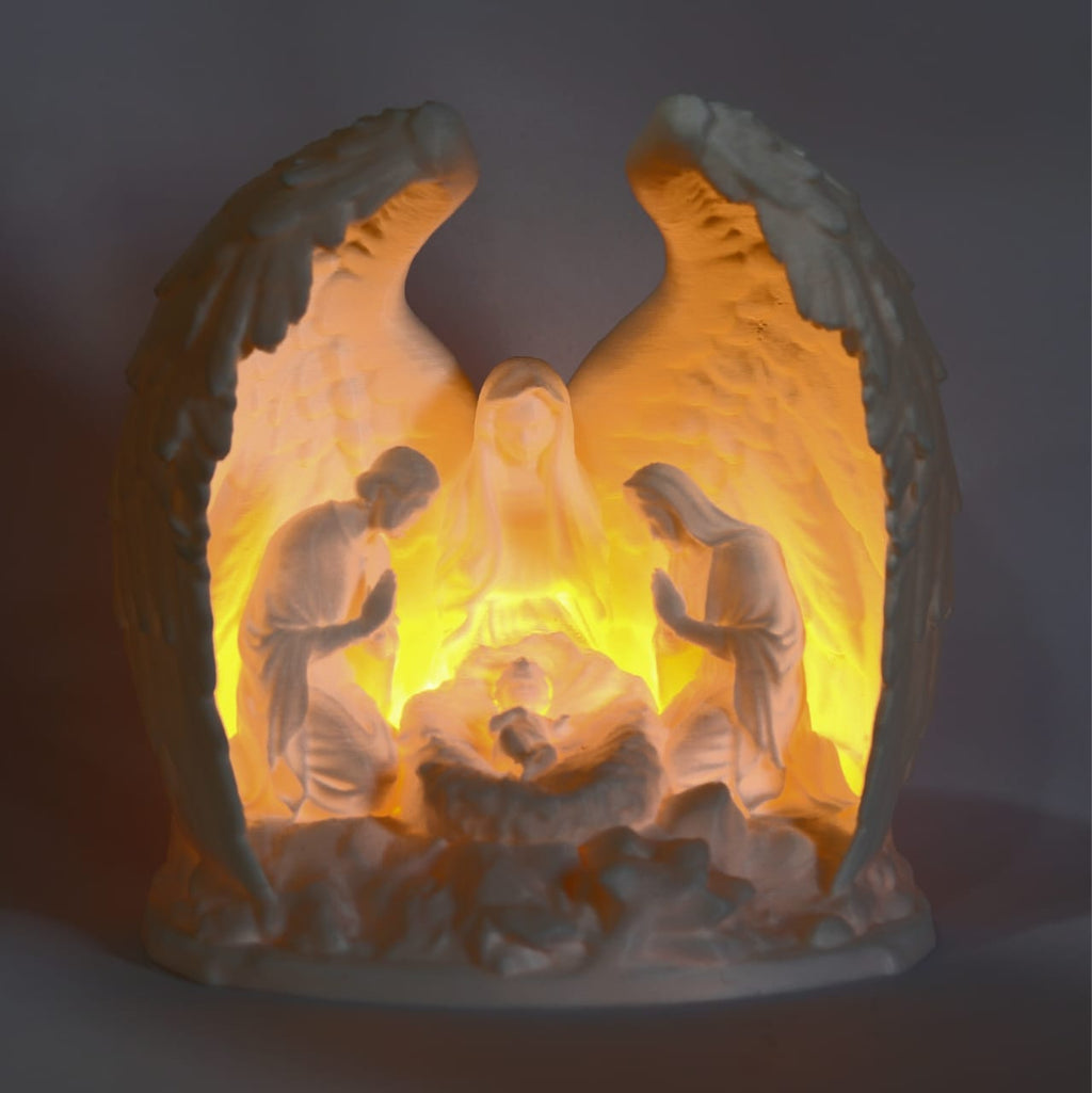Holy Glow-Up Nativity Lamp