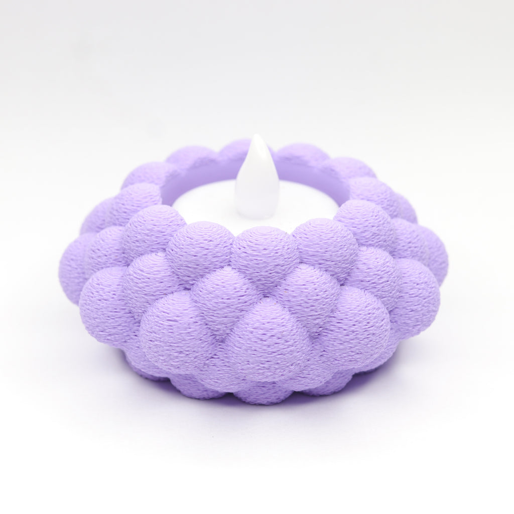 Fuzzy Bubble Tealight Holder