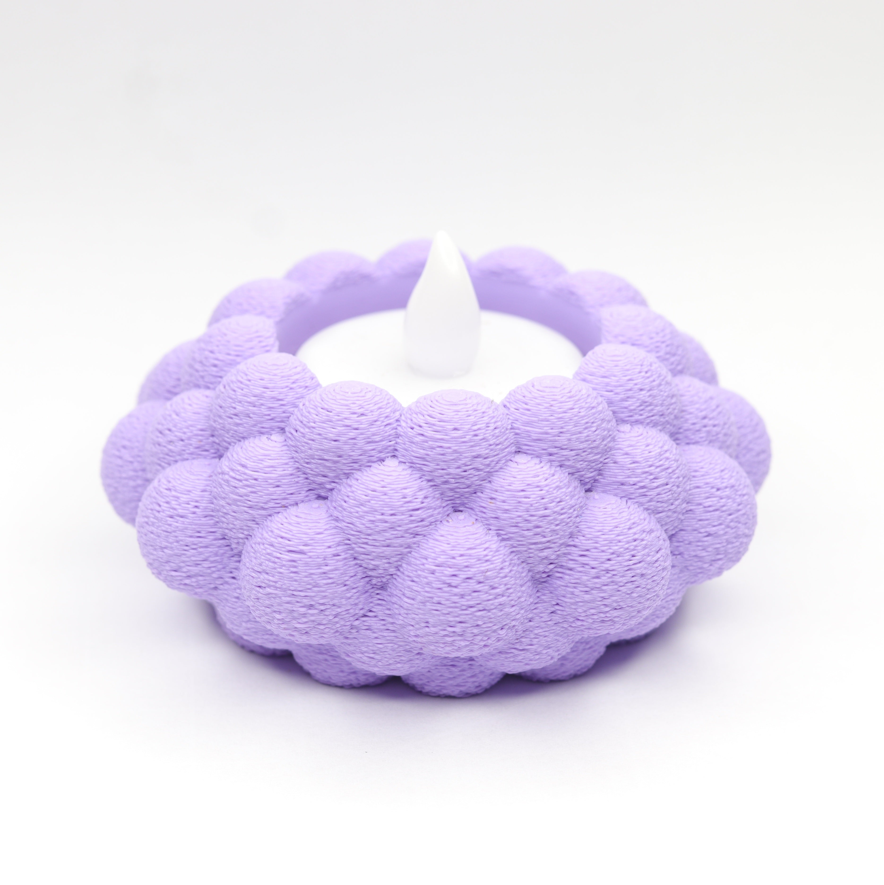 Fuzzy Bubble Tealight Holder