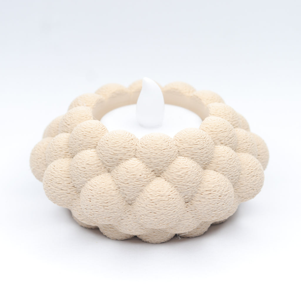 Fuzzy Bubble Tealight Holder