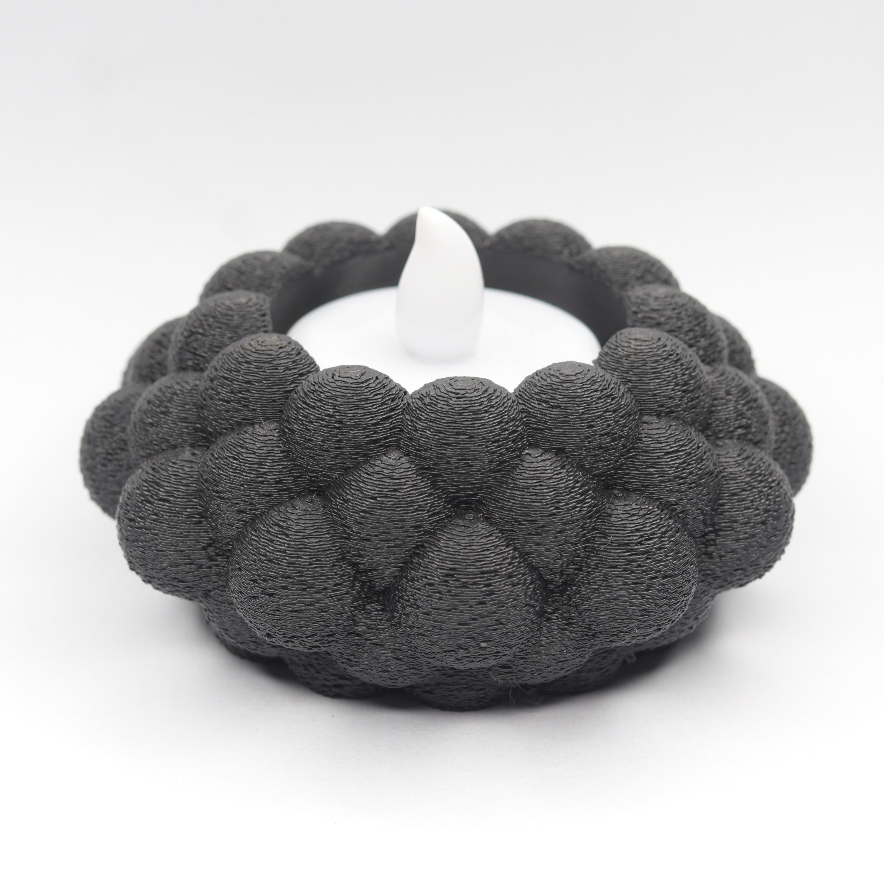 Fuzzy Bubble Tealight Holder